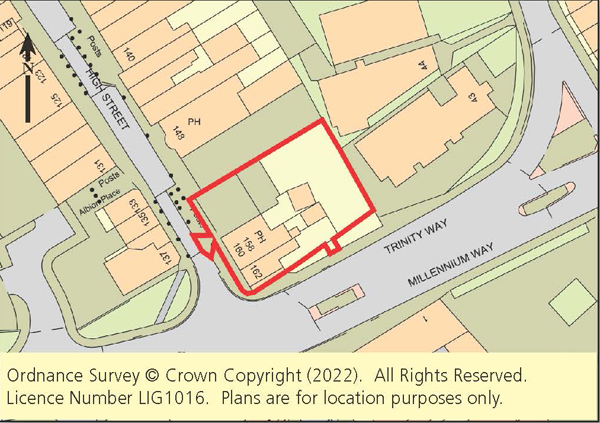 Lot: 22 - PUBLIC HOUSE WITH PLANNING FOR RE-DEVELOPMENT -
